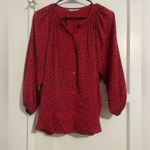 Tucker The Classic Blouse Silk Size M